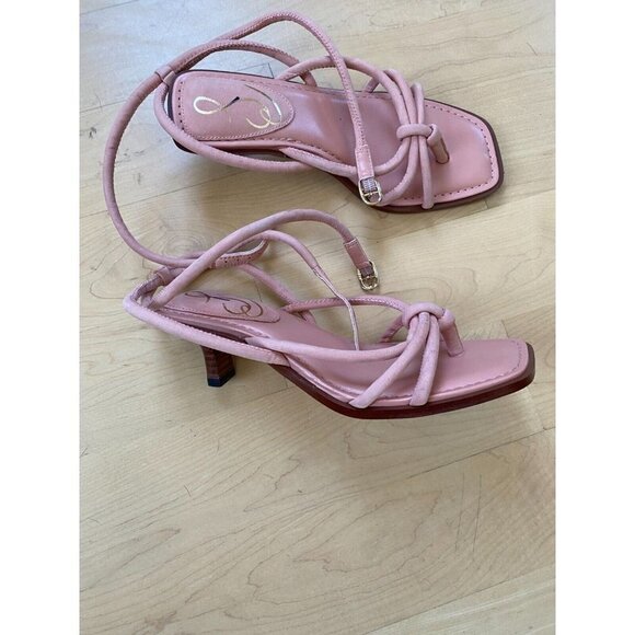 SAM Edelman Bnwot "Dia" Ankle Strap Kitten Heel Women New - Picture 4 of 8